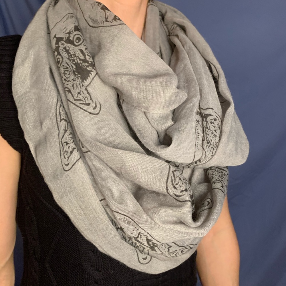 Cat infinity scarf